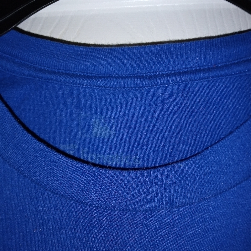 Fanatics mlb Chicago cubs 2016 world series blue tee shirt - Picture 3 of 5